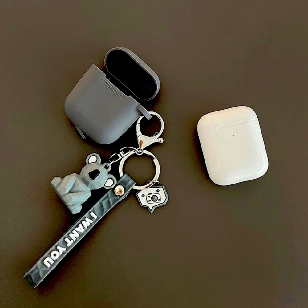 Gray shein airpod case
